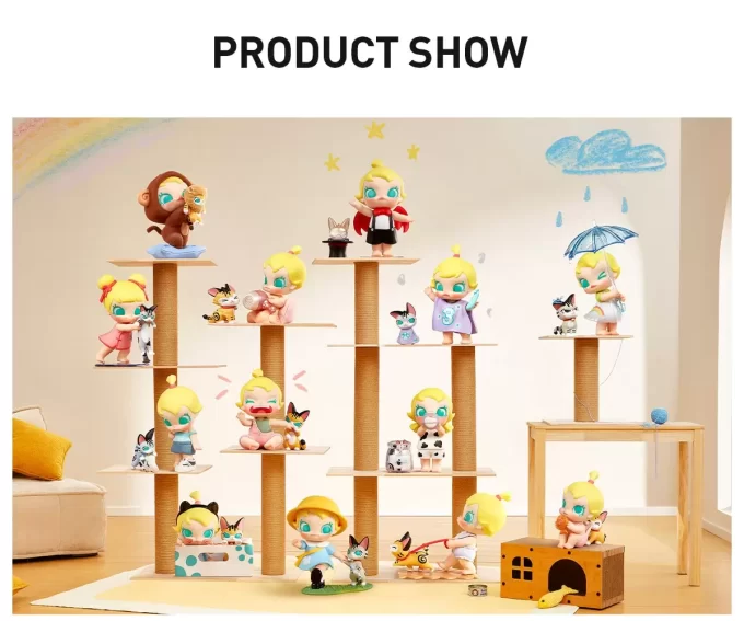 Figurines des séries Baby Molly et Baby Tabby