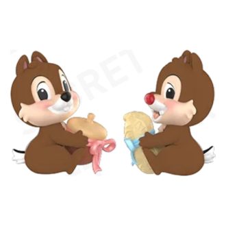 Figurines Disney Chip & Dale Fun Loving Brother Series « Cadeau d&rsquo;échange » Édition secrète