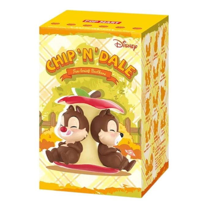 Figurines Disney Chip et Dale Fun Loving Brother Series, coffret scellé (1 boîte aveugle)