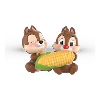 Figurines Disney Chip et Dale Fun Loving Brother Series « Délicieux maïs »
