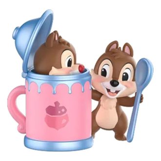 Figurines Disney Tic et Tac Fun Loving Brother Series « Chaton caché dans une tasse de thé »