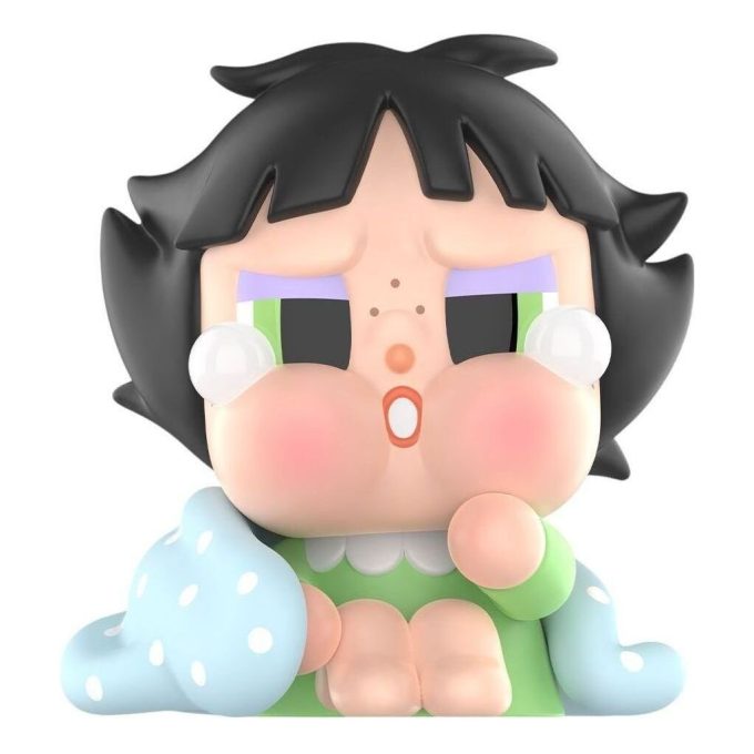 Figurines en vinyle CryBaby Pop Mart x Powerpuff Girls « Sleep Butter Cup »