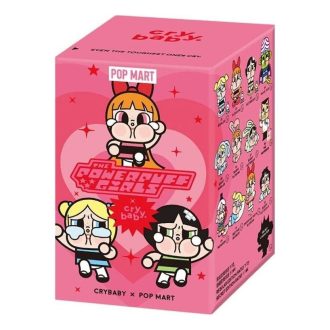 Figurines en vinyle Pop Mart x Powerpuff Girls CryBaby, coffret scellé (1 boîte aveugle)