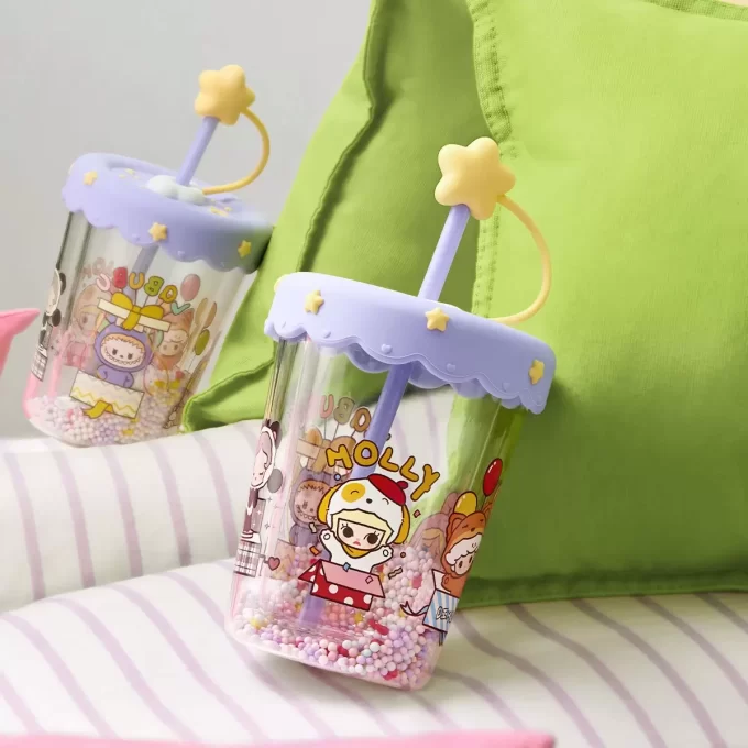 Gobelet à paille à secouer double couche POP BEAN Pajama Party Gobelet à paille à secouer double couche POP BEAN Pajama Party