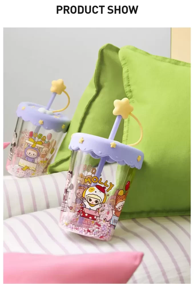 Gobelet à paille à secouer double couche POP BEAN Pajama Party Gobelet à paille à secouer double couche POP BEAN Pajama Party