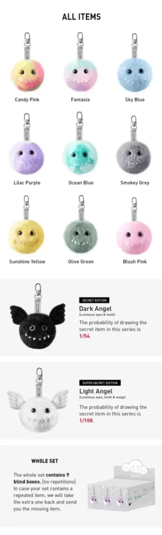 INSTINCTOY FLUFFY-Pendentif en peluche 2
