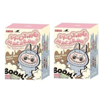 Labubu 1.0 Coffret scellé de délicieux macarons (2 boîtes aveugles)