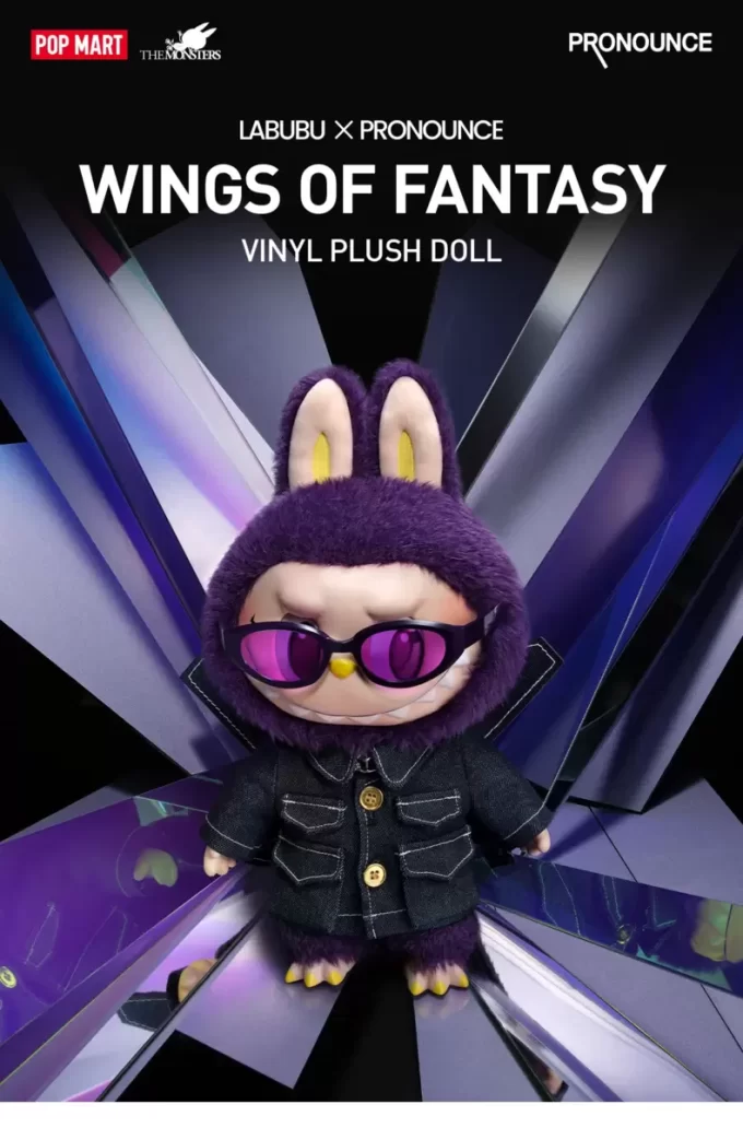 LABUBU × PRONOUNCE – Poupée en peluche en vinyle WINGS OF FANTASY LABUBU × PRONOUNCE – Poupée en peluche en vinyle WINGS OF FANTASY