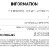 LES MONSTRES – RETOURNEZ AVEC MOI Poupée en peluche en vinyle LES MONSTRES – RETOURNEZ AVEC MOI Poupée en peluche en vinyle