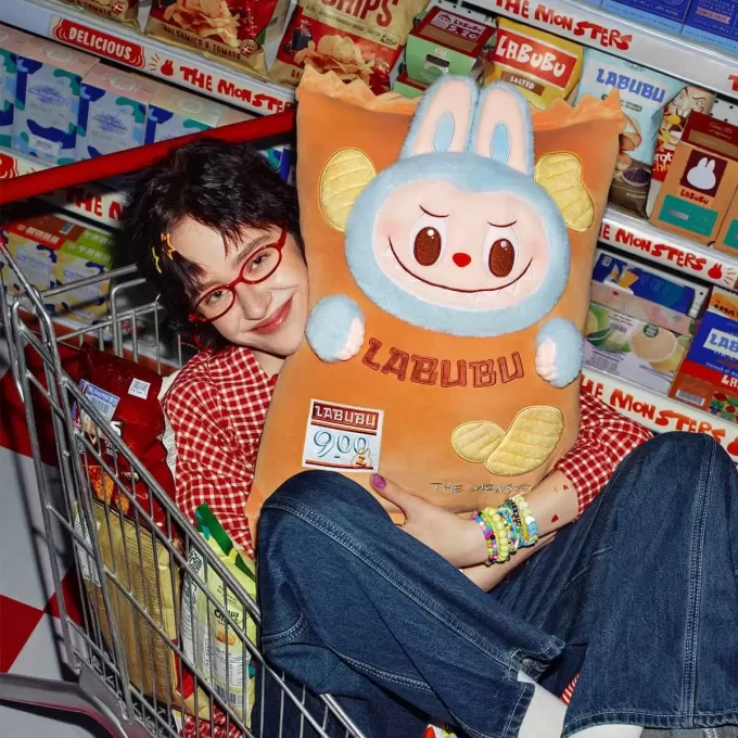 LES MONSTRES Série Wacky Mart – Oreiller (Chips)