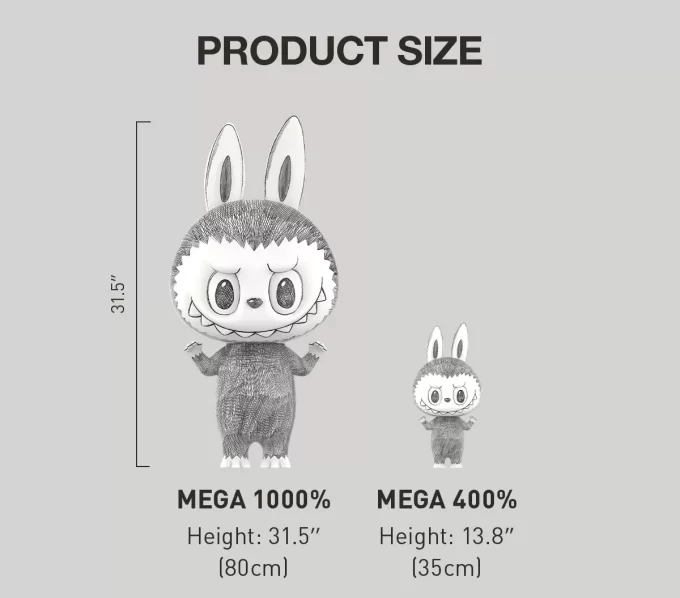 MEGA LABUBU 1000% Croquis MEGA LABUBU 1000% Croquis