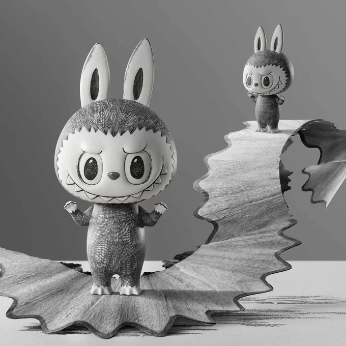 MEGA LABUBU 1000% Croquis MEGA LABUBU 1000% Croquis