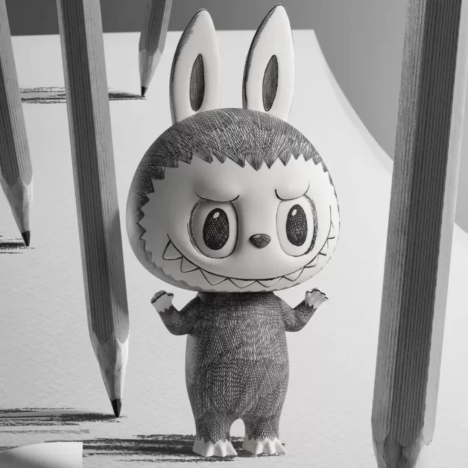 MEGA LABUBU 1000% Croquis MEGA LABUBU 1000% Croquis