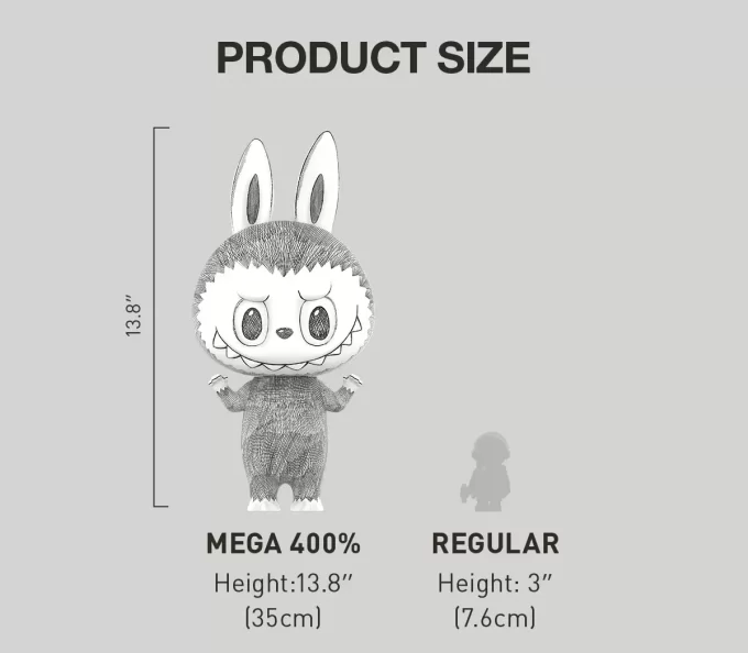 MEGA LABUBU 400% Croquis MEGA LABUBU 400% Croquis