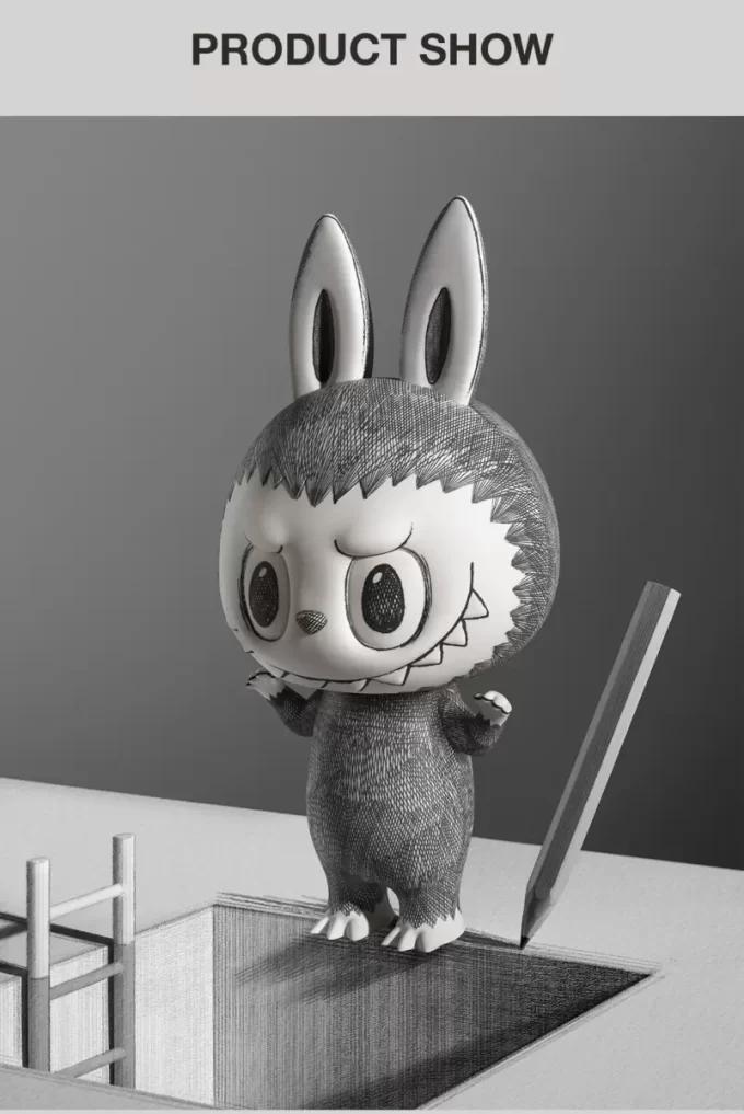 MEGA LABUBU 400% Croquis MEGA LABUBU 400% Croquis