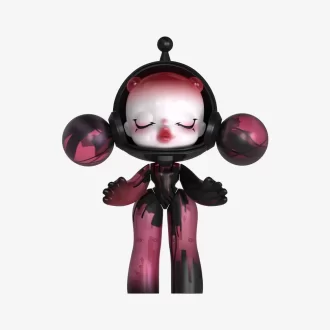 MEGA α SKULLPANDA 400% Cristal Rouge