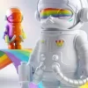MEGA SPACE MOLLY 400% Arc-en-ciel MEGA SPACE MOLLY 400% Arc-en-ciel