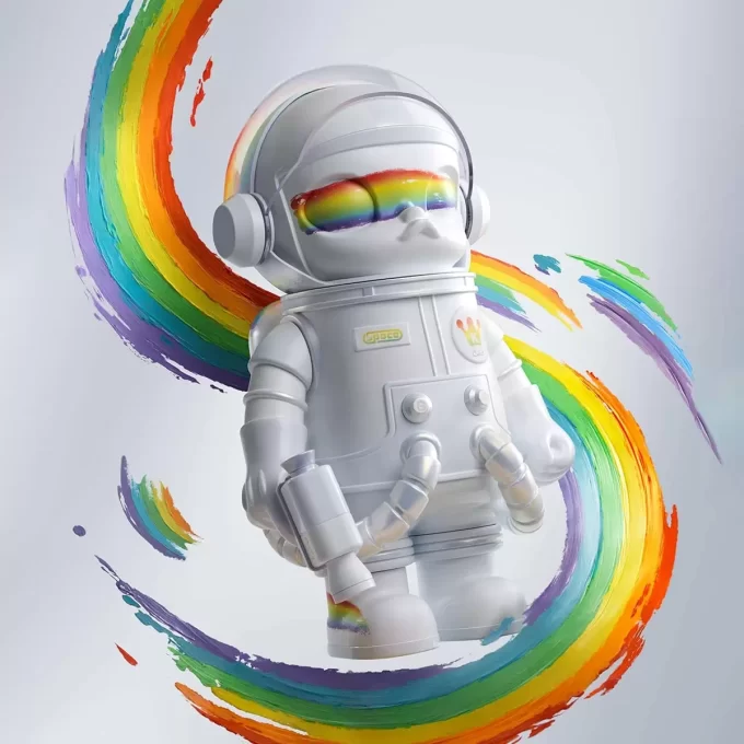 MEGA SPACE MOLLY 400% Arc-en-ciel MEGA SPACE MOLLY 400% Arc-en-ciel