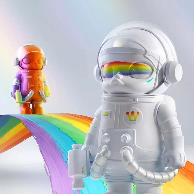 MEGA SPACE MOLLY 400% Arc-en-ciel MEGA SPACE MOLLY 400% Arc-en-ciel
