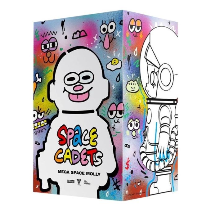 Mega Space Molly 400 % Jon Burgerman Space Cadets Coffrets scellés (1 boîte aveugle)