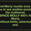 MEGA SPACE MOLLY 400% Rick et Morty MEGA SPACE MOLLY 400% Rick et Morty