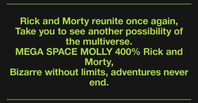 MEGA SPACE MOLLY 400% Rick et Morty MEGA SPACE MOLLY 400% Rick et Morty