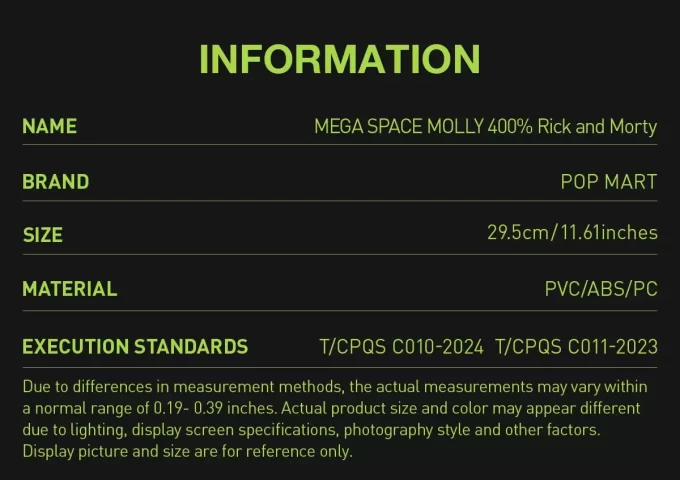 MEGA SPACE MOLLY 400% Rick et Morty MEGA SPACE MOLLY 400% Rick et Morty
