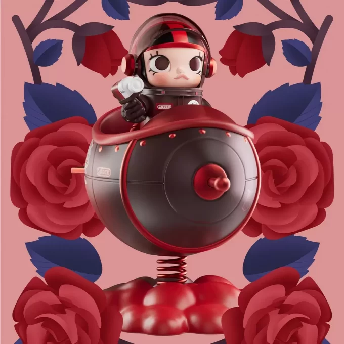 MEGA SPACE MOLLY Série 100% Blooming – Rose