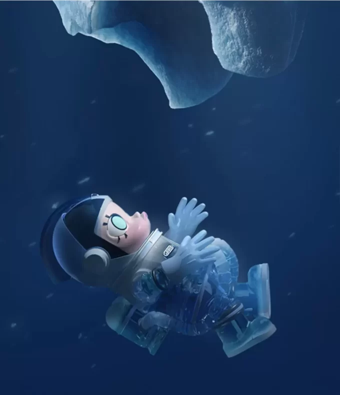 MÉGA COLLECTION 1000% ESPACE MOLLY Glacier