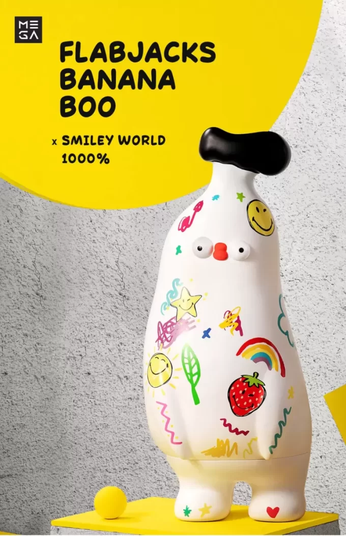 MÉGA COLLECTION 1000% FLABJACKS Banana Boo × Smiley