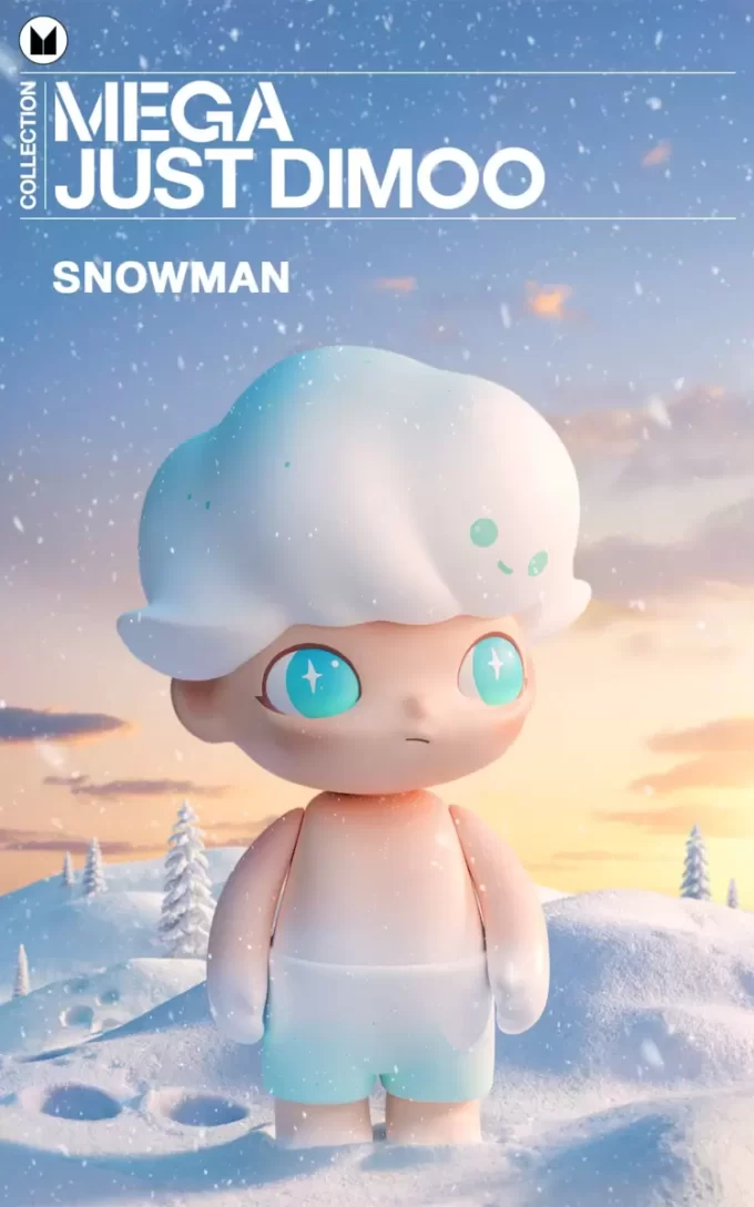 MÉGA COLLECTION 1000% JUST DIMOO Bonhomme de neige MÉGA COLLECTION 1000% JUST DIMOO Bonhomme de neige