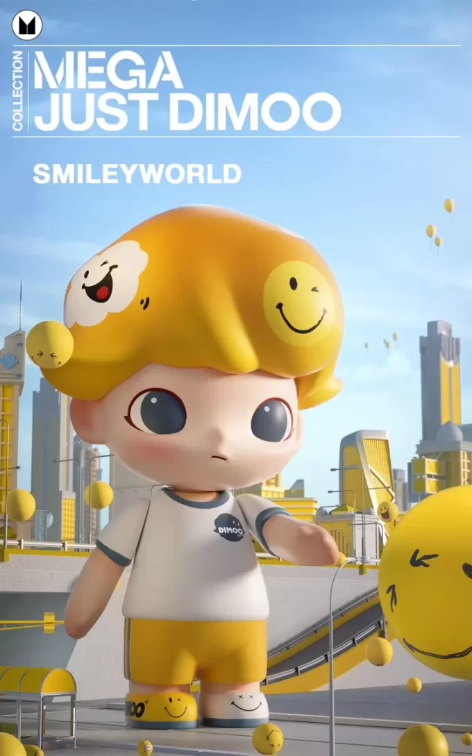 MÉGA COLLECTION 1000% JUST DIMOO × SmileyWorld