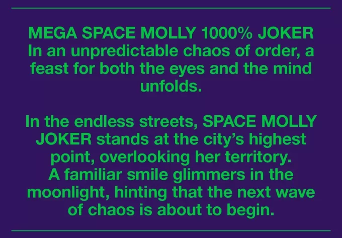 MÉGA ESPACE MOLLY 1000% JOKER MÉGA ESPACE MOLLY 1000% JOKER