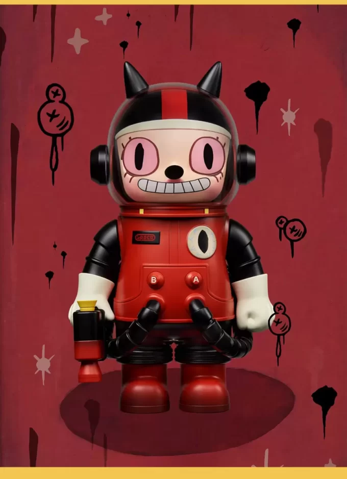 MÉGA ESPACE MOLLY 400% Gary Baseman