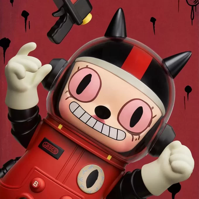 MÉGA ESPACE MOLLY 400% Gary Baseman