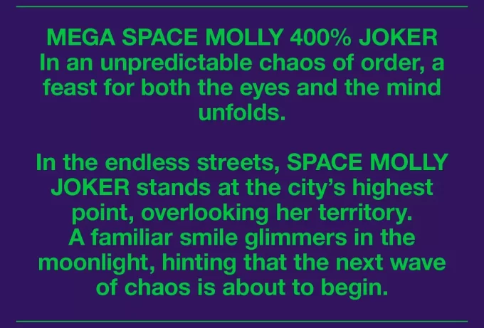 MÉGA ESPACE MOLLY 400% JOKER MÉGA ESPACE MOLLY 400% JOKER