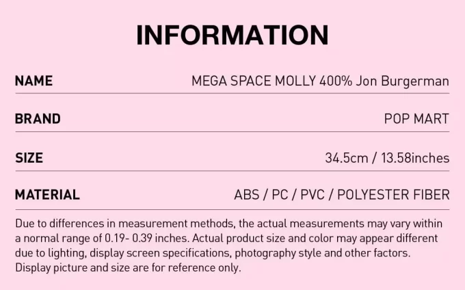 MÉGA ESPACE MOLLY 400% Jon Burgerman MÉGA ESPACE MOLLY 400% Jon Burgerman