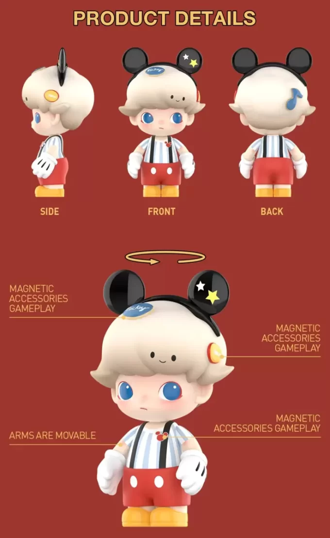 MÉGA JUSTE DIMOO 400% Mickey Mouse