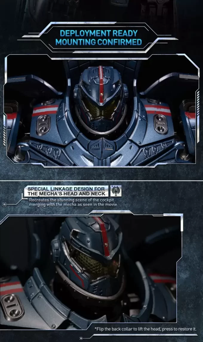 Pacific Rim : Figurine moulée sous pression Gipsy Danger