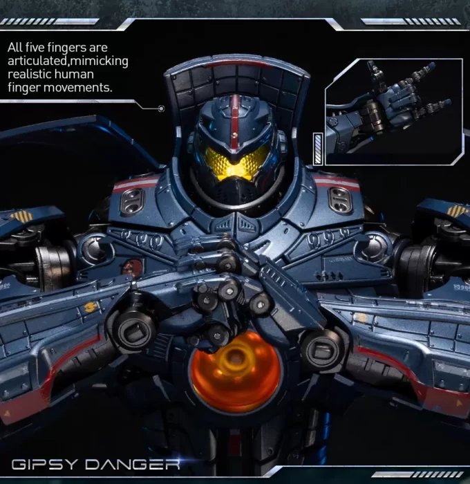 Pacific Rim : Figurine moulée sous pression Gipsy Danger