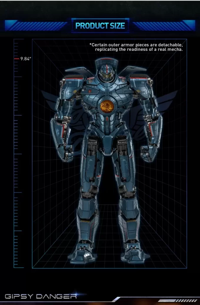 Pacific Rim : Figurine moulée sous pression Gipsy Danger