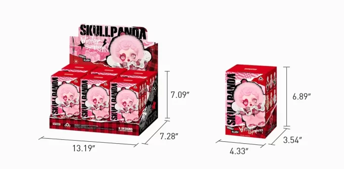 Peluche SKULLPANDA Série Symphonie d&rsquo;hiver