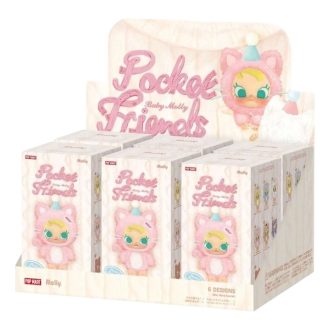 Peluche vinyle Baby Molly Pocket Friends, coffret scellé (6 boîtes aveugles)