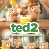 Pendentif en peluche d’action Teddy Bear Ted2 Pendentif en peluche d’action Teddy Bear Ted2