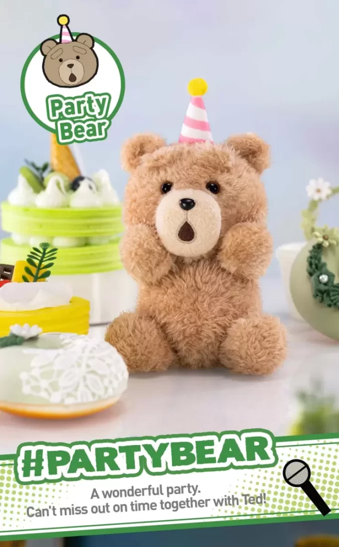Pendentif en peluche d’action Teddy Bear Ted2 Pendentif en peluche d’action Teddy Bear Ted2