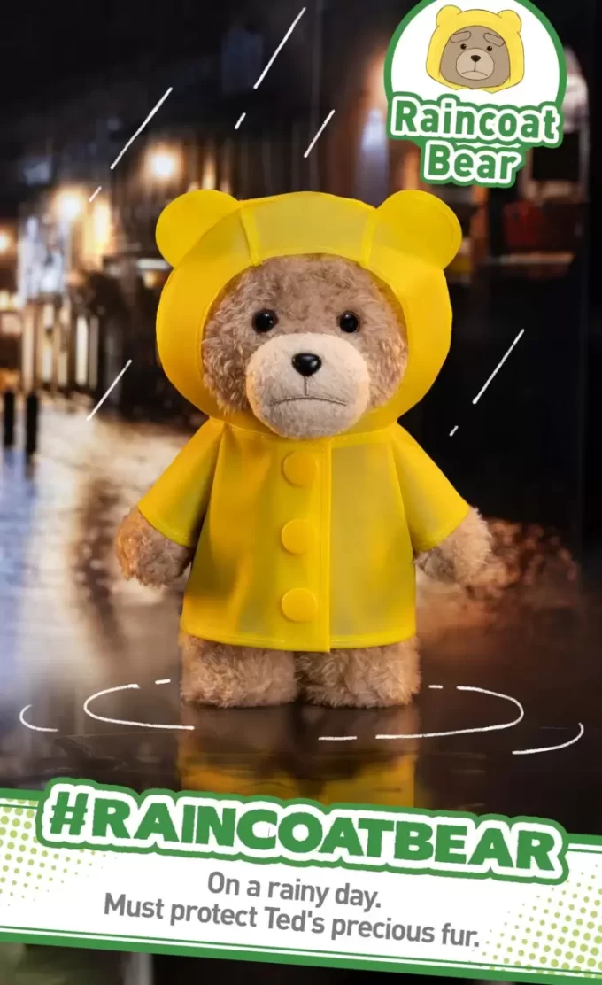 Pendentif en peluche d’action Teddy Bear Ted2 Pendentif en peluche d’action Teddy Bear Ted2
