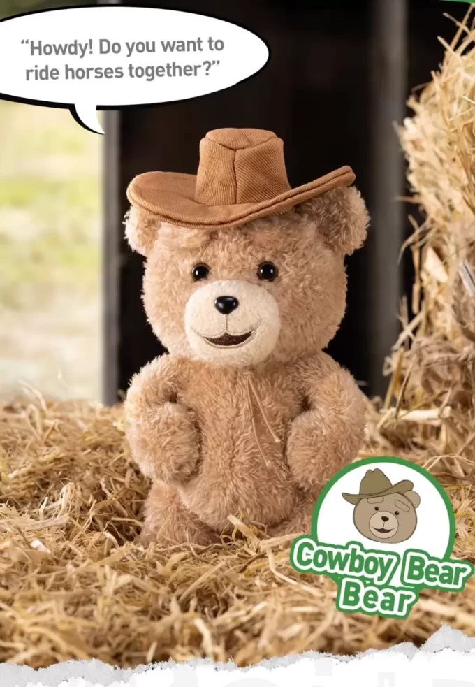 Pendentif en peluche d’action Teddy Bear Ted2 Pendentif en peluche d’action Teddy Bear Ted2