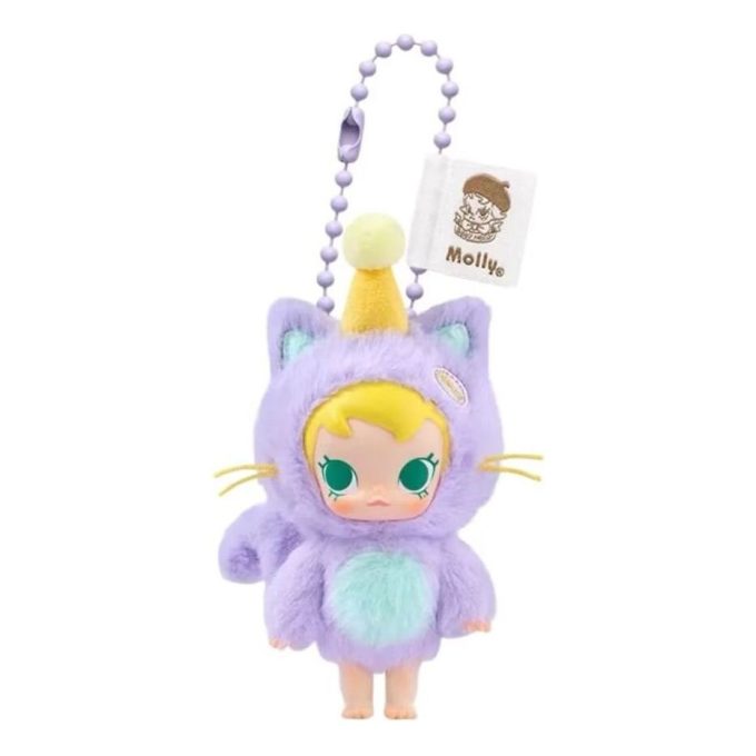 Pendentif en peluche en vinyle Baby Molly Pocket Friends « Laisse-moi tranquille »