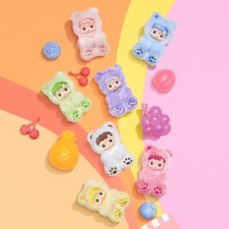 Pendentif en peluche en vinyle Hacipupu Gummy Bear, coffret scellé (6 boîtes aveugles) Pendentif en peluche en vinyle Hacipupu Gummy Bear, coffret scellé (6 boîtes aveugles)