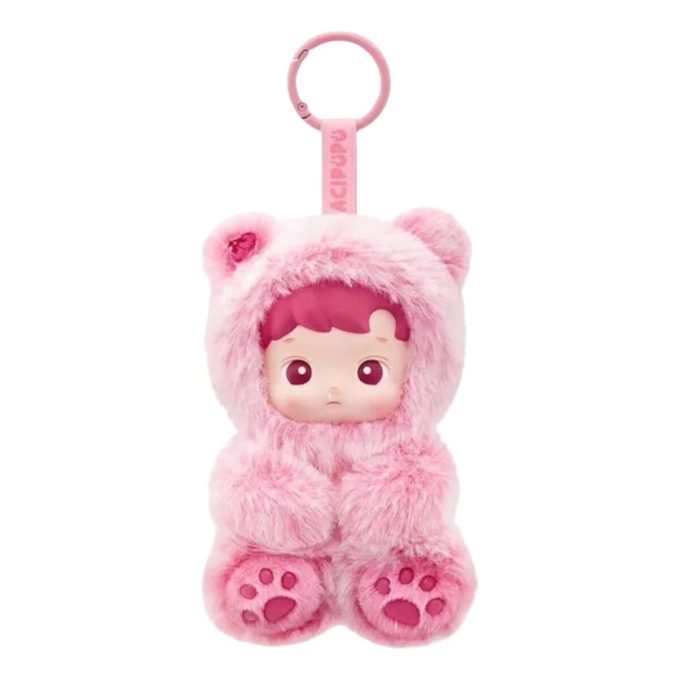 Pendentif en peluche en vinyle Hacipupu Gummy Bear « Saveur cerise »